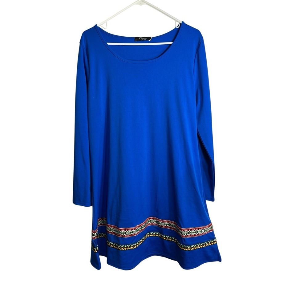 iclosam womens blue long sleeve‎ dress size XL extra large